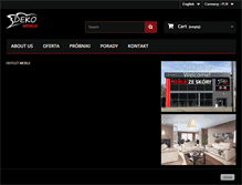 Tablet Screenshot of meble-deko.pl